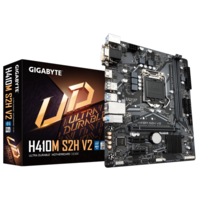 לוח דור 10 Gigabyte H410M S2H V3 M-Atx VGA DVI HDMI LGA1200