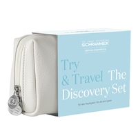 קיט נסיעות ד״ר שראמק /travel kit +תיק עור לבן יוקרתי במתנה