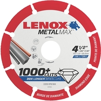 דיסק יהלום לברזל לפי מידות LENOX MetalMax