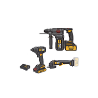 סט 3 כלים 18V + שתי סוללות CAT 4Ah