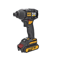 סט 3 כלים 18V + שתי סוללות CAT 4Ah