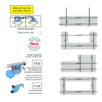 מסגרת להנפת אריחים 3.4*1.6 מ' דגם חדש SIGMA