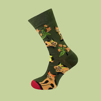 גרביים מעוצבים חתול בטבע