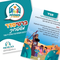 כרטיסדר - מארז שאלות לשולחן ליל הסדר המיועד לחיזוק הקשר המשפחתי