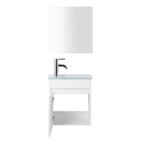 ארון אמבטיה תלוי גולן 25*45 לבן כולל מראה