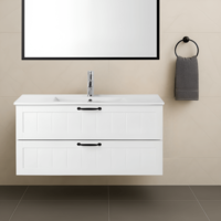 ארון אמבטיה תלוי דגם שחר רוחב 100 ס