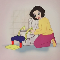 ليلي وسلم المرحاض