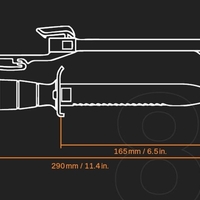 סכין קומנדו Glock fm81