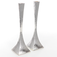 Pure silver Hammer Prince Candlesticks