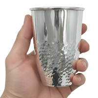sterling silver half-half kiddush cup