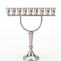 Pure silver Ailon menorah