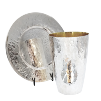 סט קידוש חבית פטיש כסף טהור