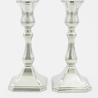 פמוטי מיני מרובע כסף טהור