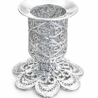 Pure silver filigree Havdalah set