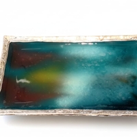 מגש ליקר / פמוטים זכוכית רומית