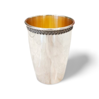 Kiddush cup Zigzag barrel