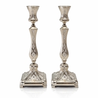 Pure silver Lady Diamond candlesticks