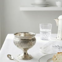 Tuscany salt shaker pure silver