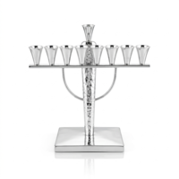 Pure silver STUB menorah