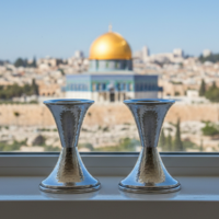 sterling silver Mini Gila candlesticks