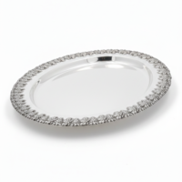 מגש גפן כסף טהור