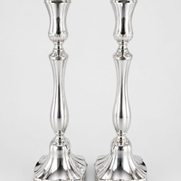 Shraga pure silver candlesticks