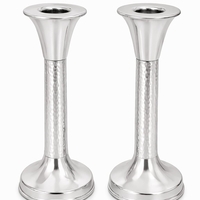 זוג פמוטי עמוד כסף טהור