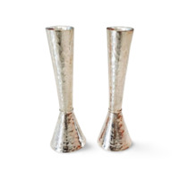 pure silver mini cone candlesticks