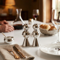 Pure Silver Roni Salt and Pepper Set