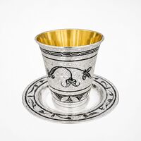 A 925 pure silver set decorated with dense artistic engraving and stamping work
