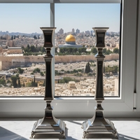 Tokyo pure silver candlesticks