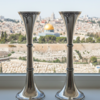 pure silver dogma candlesticks