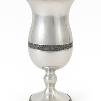 גביע קידוש בטן סרט כסף טהור