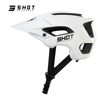 קסדת אופניים חצי SHOT לבן
