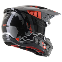 קסדה alpinestars sm-5 שחור/אדום