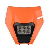 סט מסכה עם פנס לד KTM