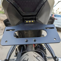 מחרשה מקוצרת עם תאורת מספר ל MT07 / R7