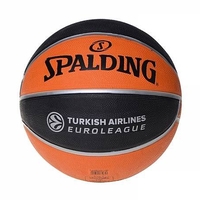 כדור כדורסל ספולדינג יורוליג גומי גודל 7 SPALDING TF150