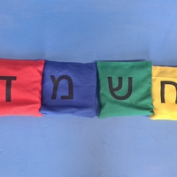 סט 27 יח ערכת שקית פעילות תחושתית מספרים ואותיות בתיק
