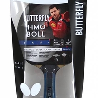 מחבט פינג פונג טניס שולחן בטרפליי BUTTERFLY Timo Boll BLACK