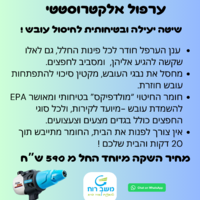 טיפול בעובש בקירות ובחללים - השמדת עובש בערפול אלקטרוסטטי
