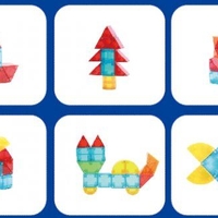 קוביות מגנט שקופות 24 חלקים (2.5cm)