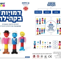 סט אנשים מגנטיים 36 חלקים B