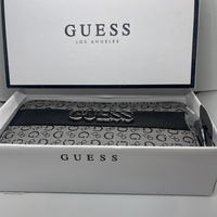 ארנק GUESS ממותג אפור ושחור