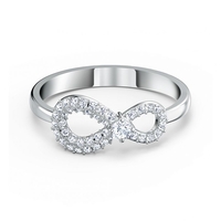 Silver SWAROVSKI infinity ring