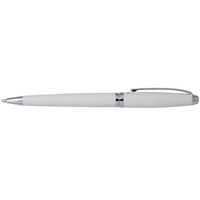 Regatta ballpoint pen, white, chrome clip