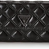 ארנק GUESS ארוך עיצוב מעוין שחור