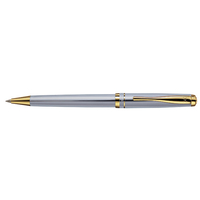 Novo ballpoint pen chrome gold clip