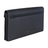 A high-quality nappa leather envelope bag for passports and flight documents from the Giboni brand