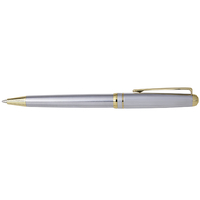 Novo ballpoint pen chrome gold clip